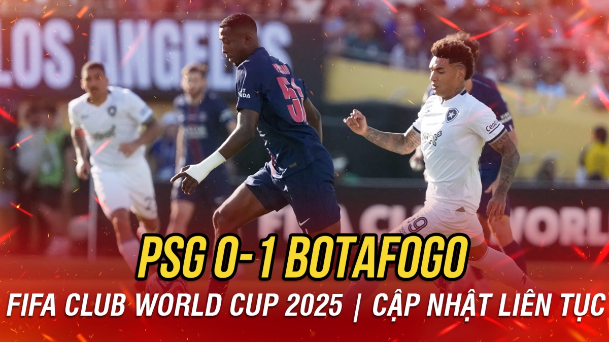 PSG thua sốc trước Botafogo.