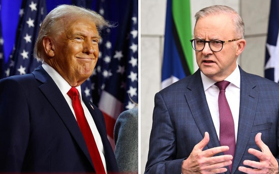 Tổng thống Mỹ Donald Trump (trái) và Thủ tướng Austalia Anthony Albanese. Nguồn: The Australian