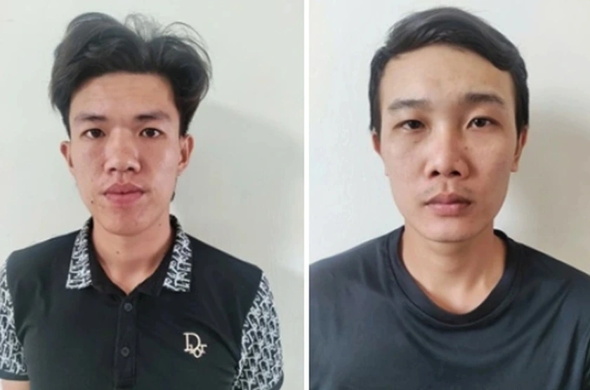 Hai đối tượng Lịnh và Tuấn Em (Ảnh: Công an Cà Mau).