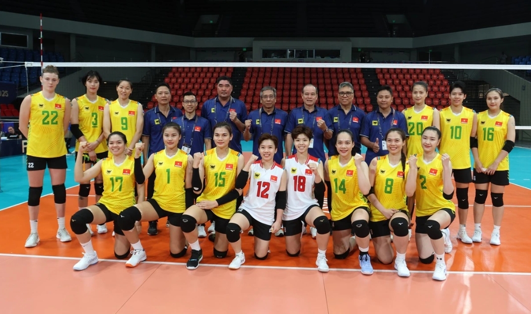 Vietnamese women's volleyball team reach their highest-ever position in the FIVB world rankings (Photo:AVC)