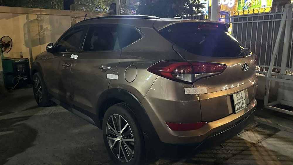 Chiếc xe của ông L. đang bị tạm giữ