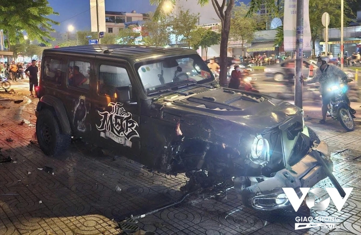 Chiếc xe gây tai nạn