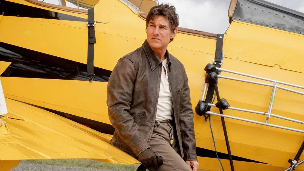 Tom Cruise trên phim trường "Nhiệm vụ: Bất khả thi 8 - Nghiệp báo cuối cùng". Ảnh: Paramount Pictures