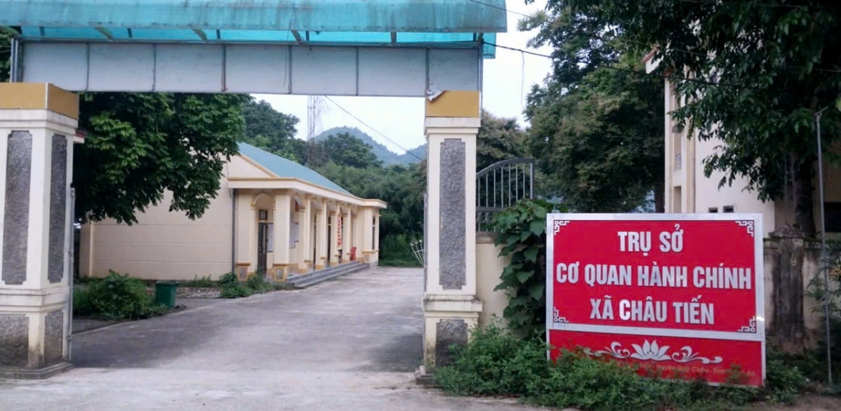 Trụ sở UBND xã Châu Tiến, huyện Quỳ Châu (Nghệ An).