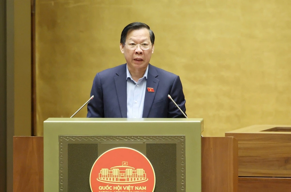 Chủ nhiệm Ủy ban Kinh tế và Tài chính Phan Văn Mãi Ảnh: Media Quốc hội
