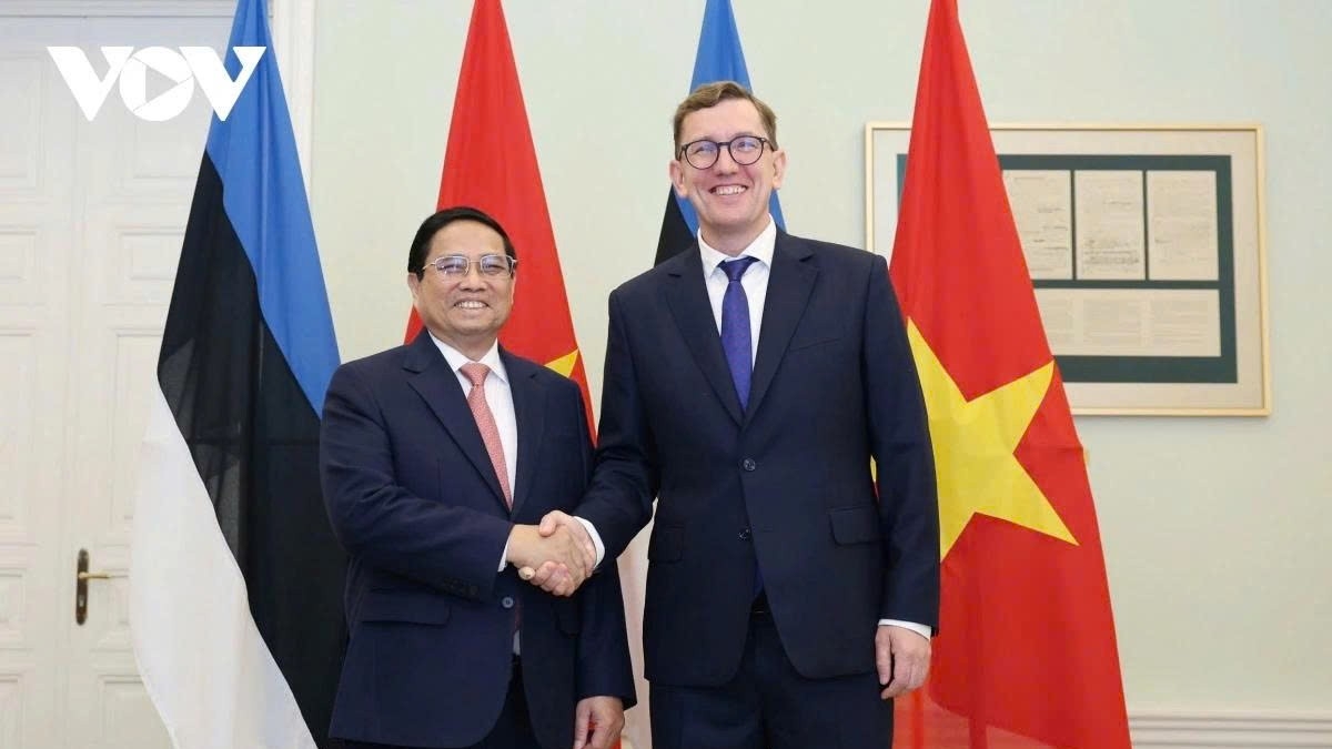 Thủ tướng Phạm Minh Chính hội đàm với Thủ tướng Estonia Kristen Michal
