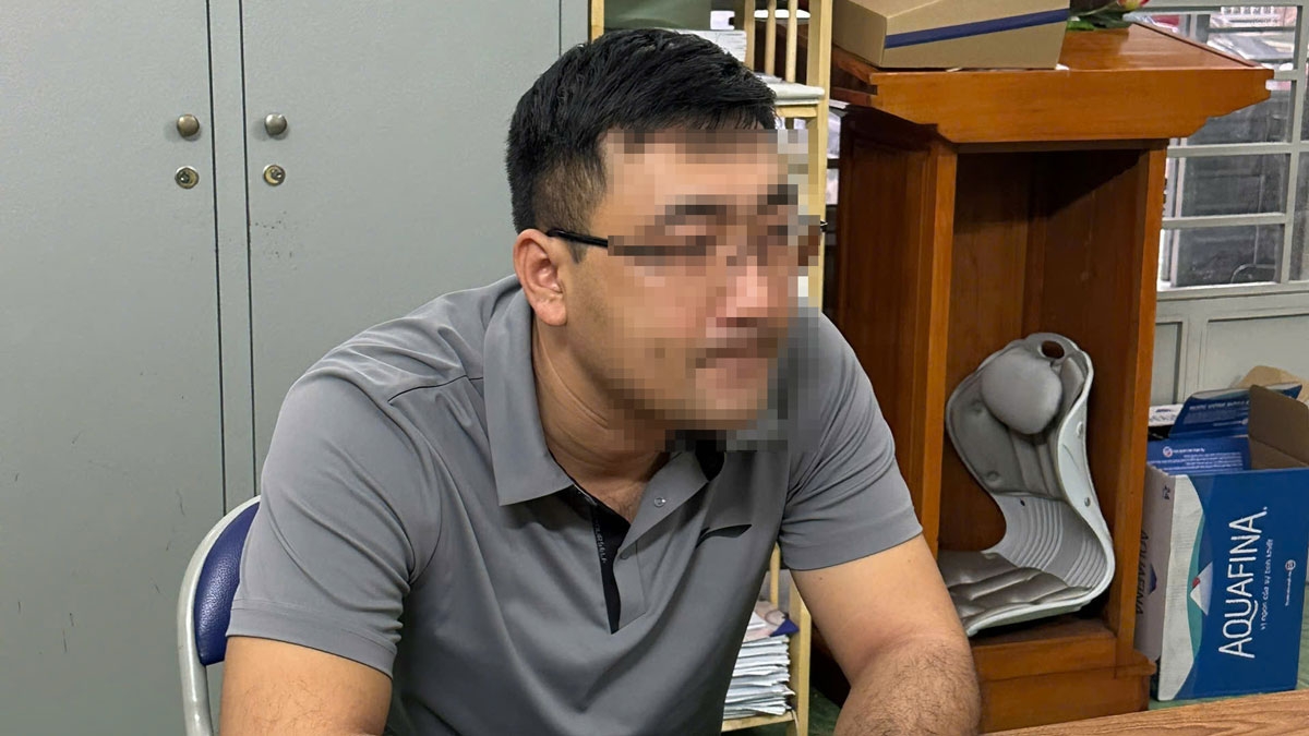 Ông L. tại cơ quan công an