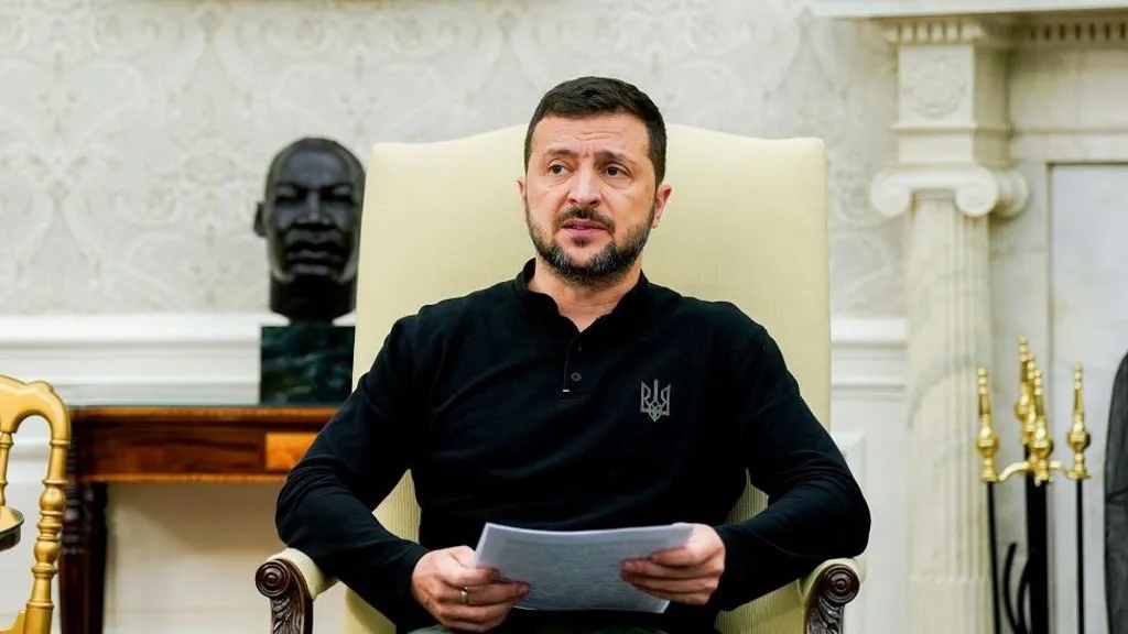Tổng thống Ukraine Volodymyr Zelensky. Ảnh: EPA