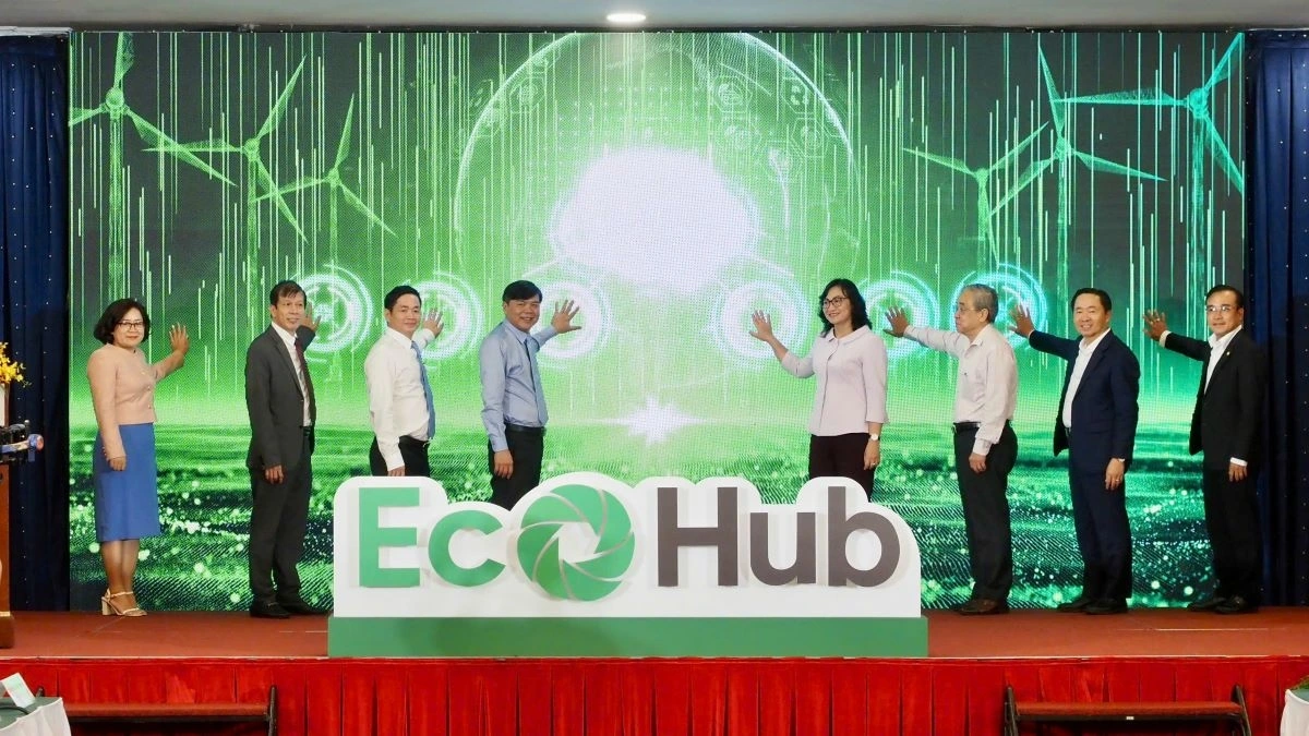 Lễ ra mắt Sàn giao dịch thương mại điện tử B2B “xanh” -EcoHub (Ảnh: BTC)
