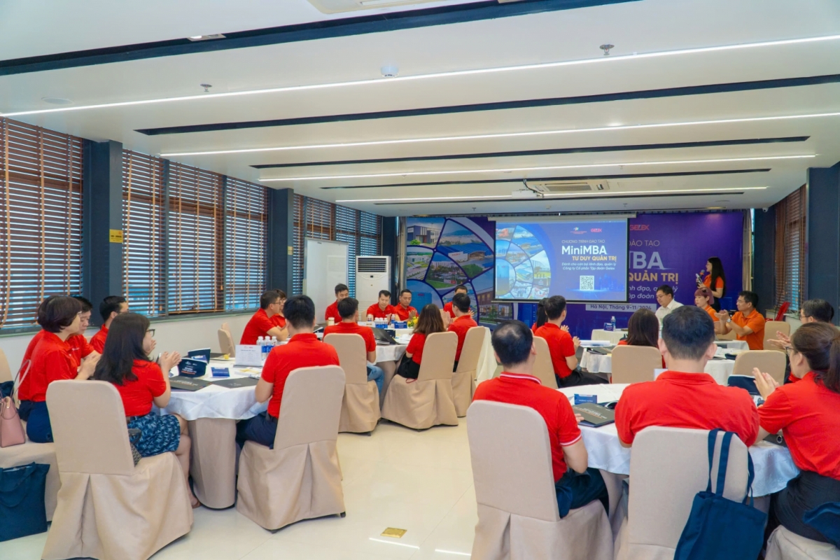 Chương trình đào tạo Mini MBA Tư duy Quản trị dành cho Lãnh đạo và cán bộ quản lý cấp cao của Tập đoàn GELEX
