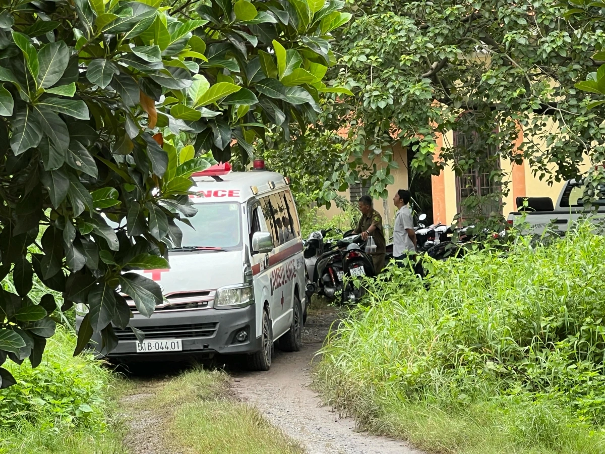 Hiện trường vụ cháy. (Ảnh: A.Đ)