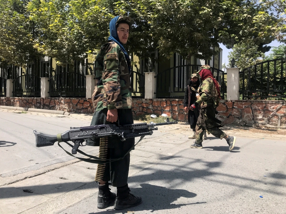 Lực lượng Taliban ở Kabul, Afghanistan. Ảnh: Reuters