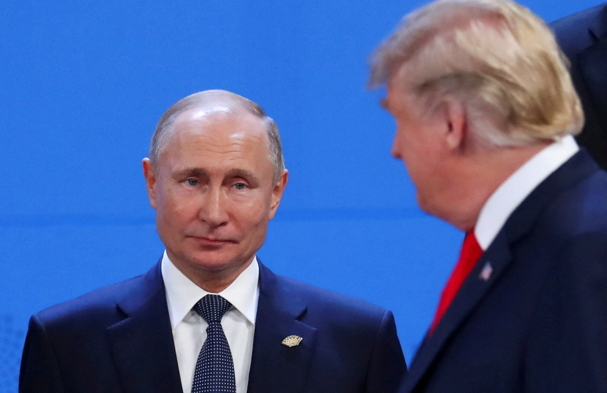 Tổng thống Nga Vladimir Putin và Tổng thống Mỹ Donald Trump. Ảnh: Reuters