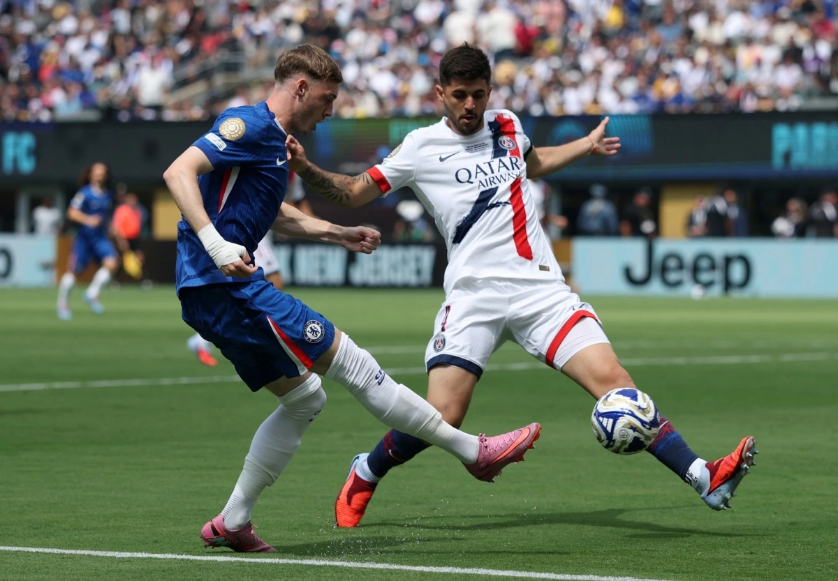 Chelsea tỏ ra áp đảo trong những phút đầu tiên của trận chung kết trước PSG (Ảnh: Reuters)