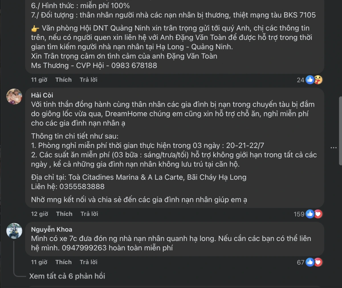 Các thông tin hỗ trợ lan toả trên mạng xã hội thu hút thêm các tình nguyện viên