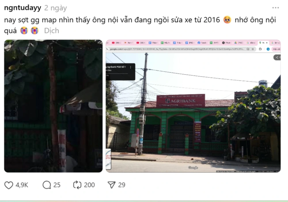 Một người dùng chia sẻ về trải nghiệm tính năng Google Maps mới.