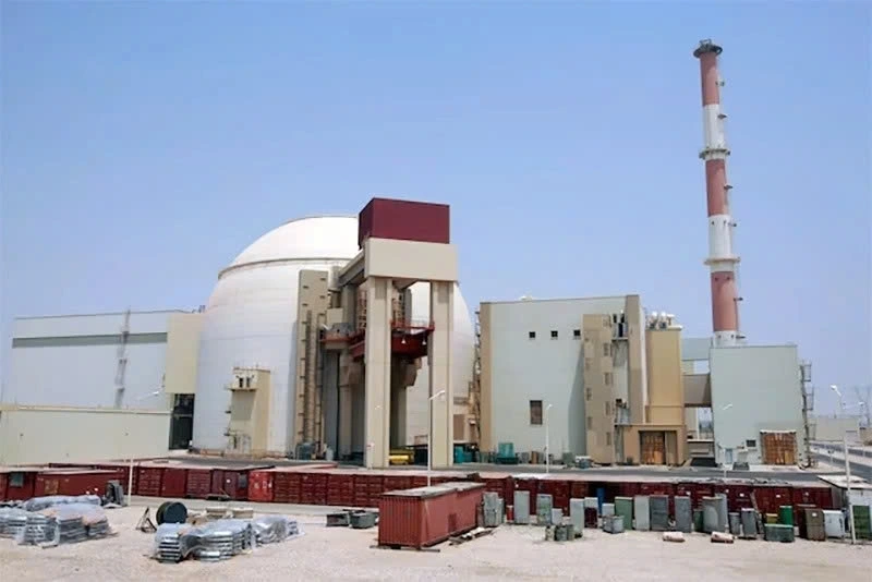Nhà máy điện hạt nhân Bushehr của Iran. Ảnh: Reuters