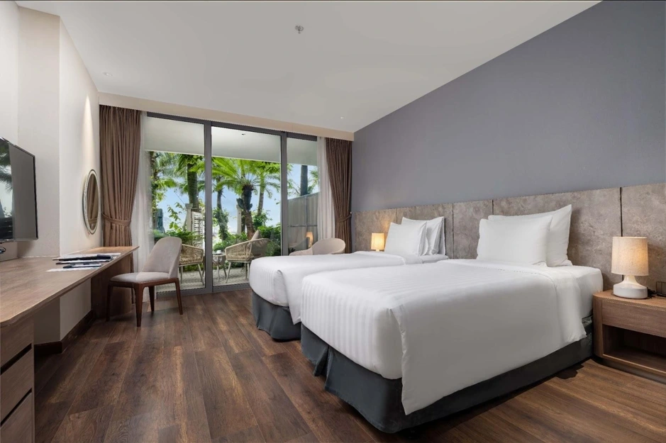 Không gian nghỉ dưỡng đẳng cấp tại căn hộ khách sạn Flamingo Cát Bà Resorts