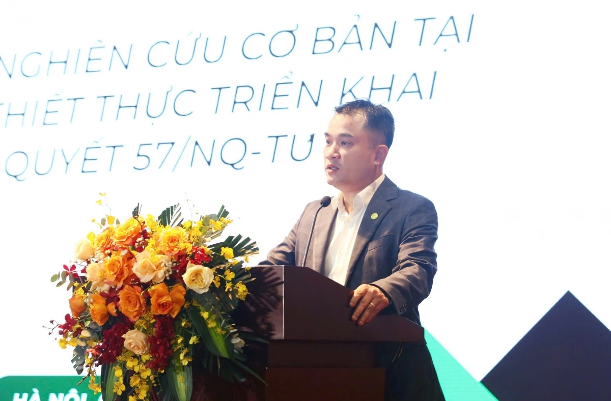 Ông Phạm Bảo Sơn, Phó Giám đốc Đại học Quốc gia Hà Nội (Ảnh: Bộ KHCN)