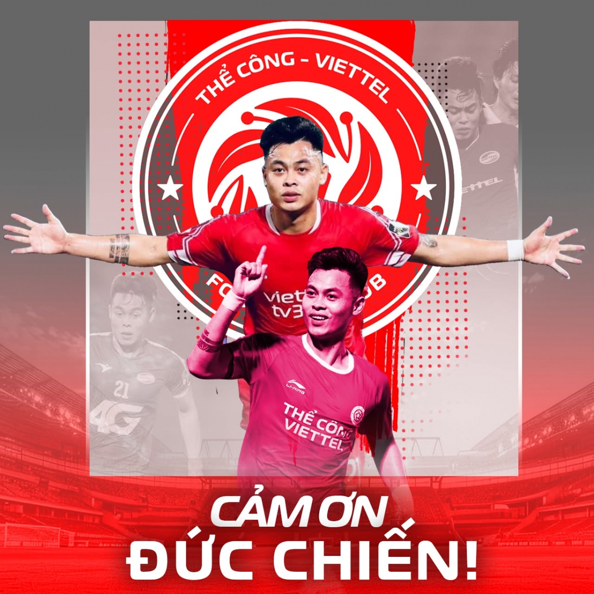 Đức Chiến chia tay Thể Công Viettel.