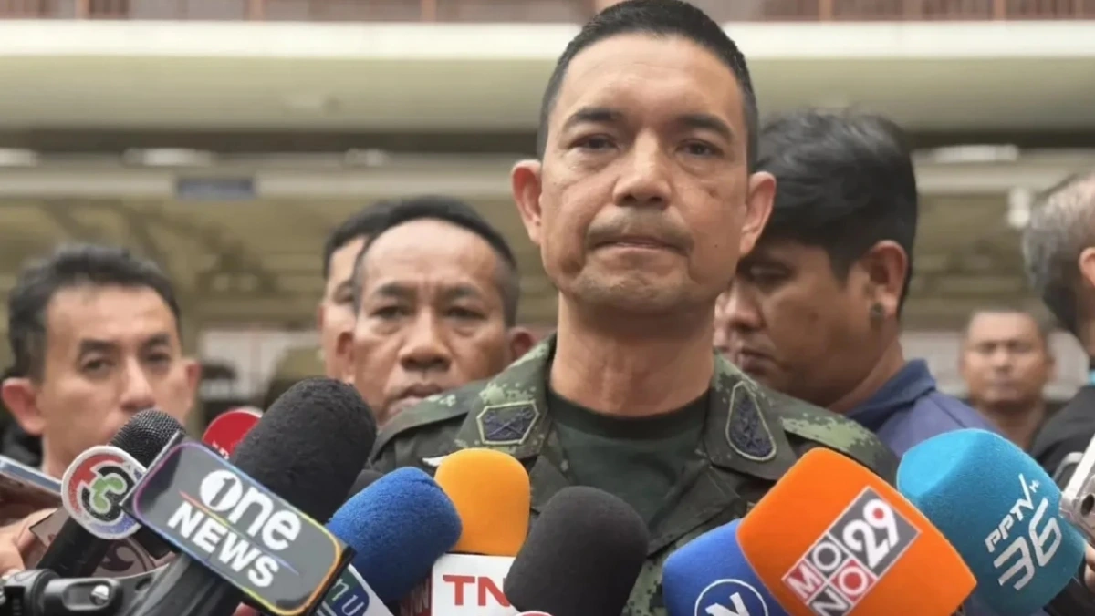 Tướng Winthai Suvaree - Người phát ngôn quân đội Thái Lan. Nguồn: The Nation