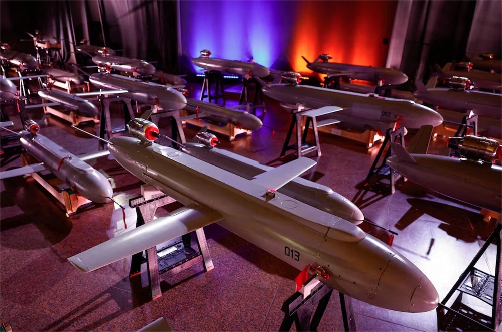 UAV lai tên lửa Peklo do Ukraine sản xuất. Ảnh: Reuters