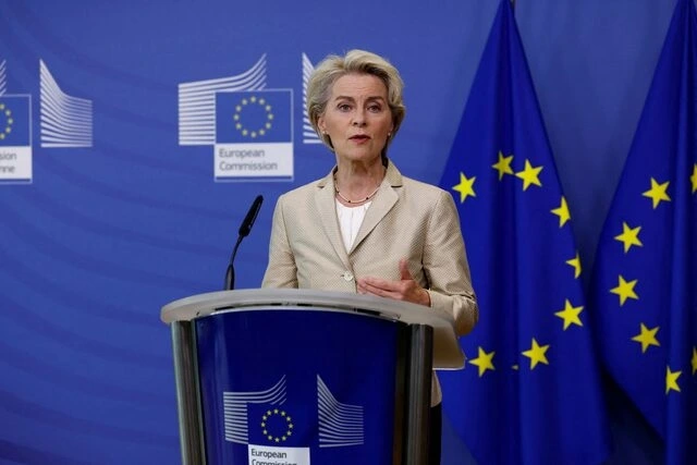 Chủ tịch Uỷ ban châu Âu Ursua von der Leyen. Ảnh: Reuters