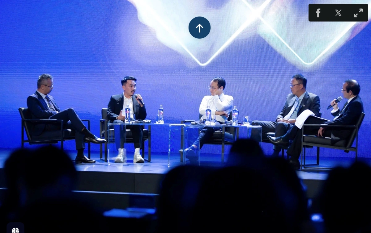Ông Danny Le - Tổng Giám đốc Masan Group (thứ 2 từ trái sang) phát biểu tại sự kiện
