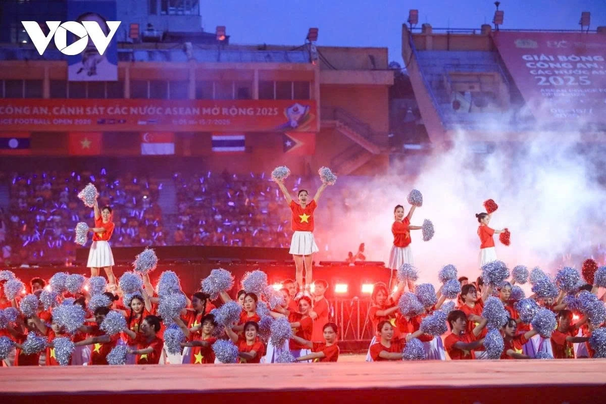 An art performance at the opening ceremony