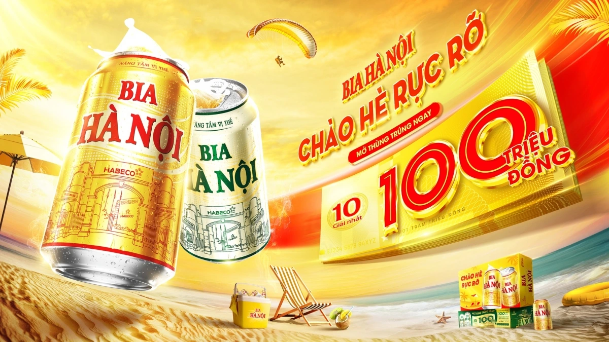 Chương trình khuyến mại “Chào hè rực rỡ” của Bia Hà Nội