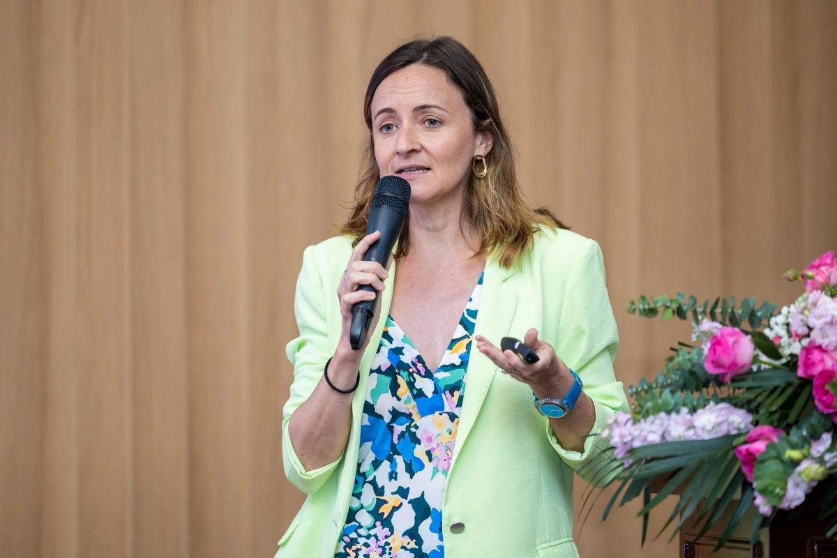 Bà Marion Chamindae, Tham tán Nông nghiệp Khu vực Đông Nam Á, Đại sứ quán Pháp (Ảnh: Hiệp hội Dữ liệu quốc gia)