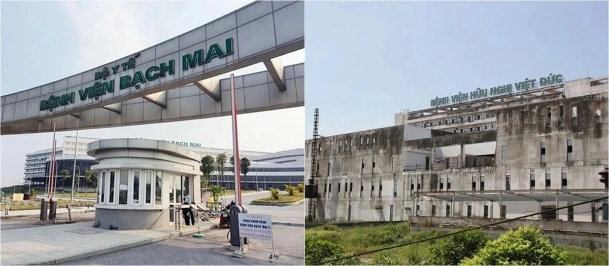 Bệnh viện Bạch Mai, Việt Đức cơ sở 2. (Ảnh: Lê Hoàng)