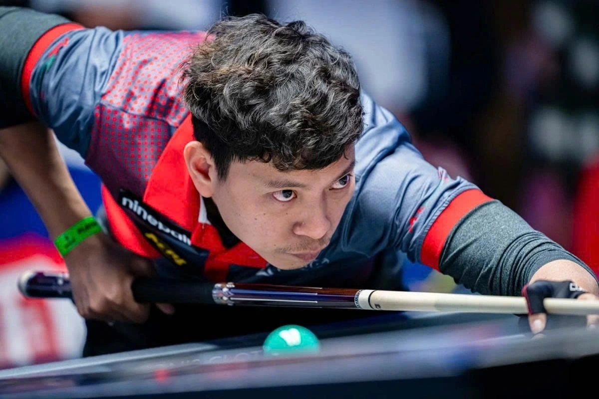 Duong Quoc Hoang, ranked 26th in the world, is currently Vietnam’s top nine-ball player.
(Photo: Matchroom)