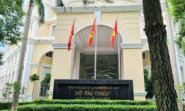 Trụ sở Bộ Tài chính - nơi xảy ra vụ tai nạn