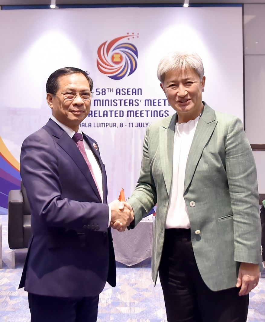 Bộ trưởng Ngoại giao Bùi Thanh Sơn và Bộ trưởng Ngoại giao Australia Penny Wong