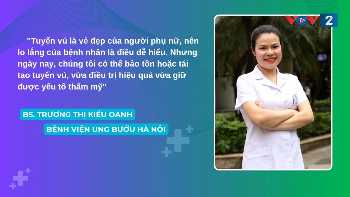 Ths.BS Trương Thị Kiều Oanh – Phó Trưởng khoa Khám bệnh theo yêu cầu, Bệnh viện Ung bướu Hà Nội