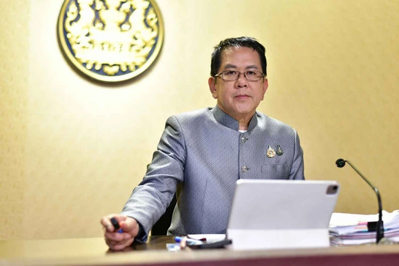 Người phát ngôn Chính phủ Thái Lan Jirayu Huangsap. Ảnh: Bangkok Post
