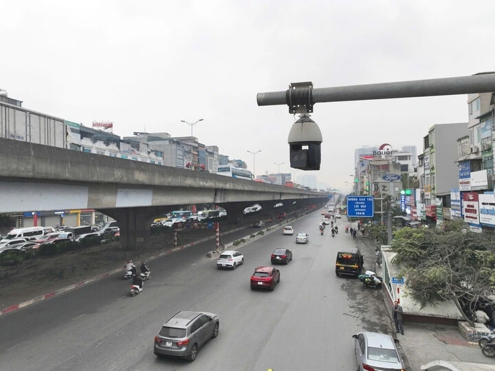 Hệ thống camera giao thông ở Hà Nội.