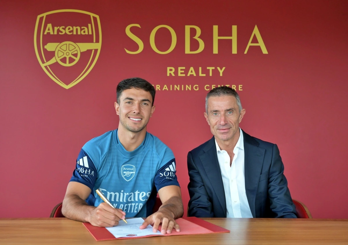 Arsenal ra mắt tân binh Martin Zubimendi. (Ảnh: Arsenal)