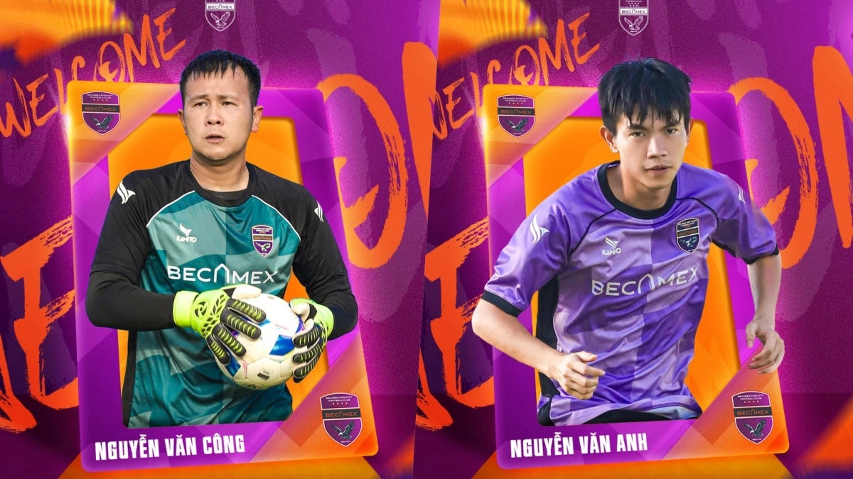 CLB TP.HCM công bố 2 tân binh tiếp theo.