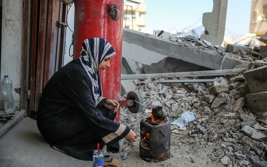 Cuộc sống người dân ở dải Gaza. Ảnh: Borgen project.