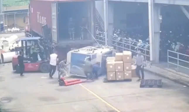 Hiện trường xảy ra vụ việc. Ảnh MXH.