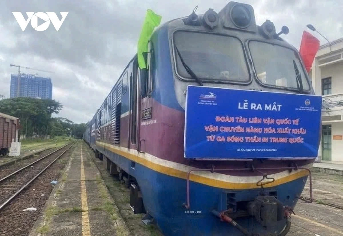 Tuyến đường sắt Lào Cai - Hà Nội - Hải Phòng đi qua địa phận tỉnh Phú Thọ có điểm đầu tuyến tại xã Đan Thượng, điểm cuối tại phường Phúc Yên; tuyến có 4 nhà ga hỗn hợp và 1 ga hành khách; có 2 trạm tác nghiệp kỹ thuật tại xã Hạ Hoà và xã Quảng Yên. 