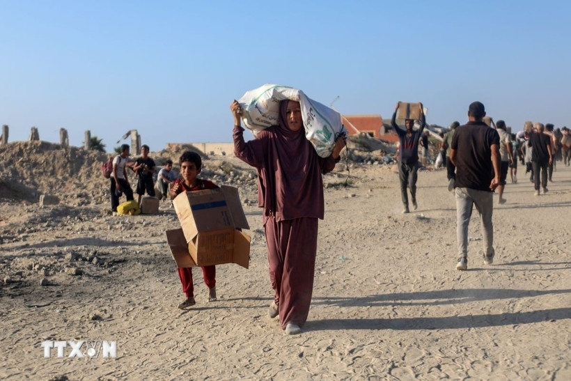 Người dân Palestine ở thành phố Gaza