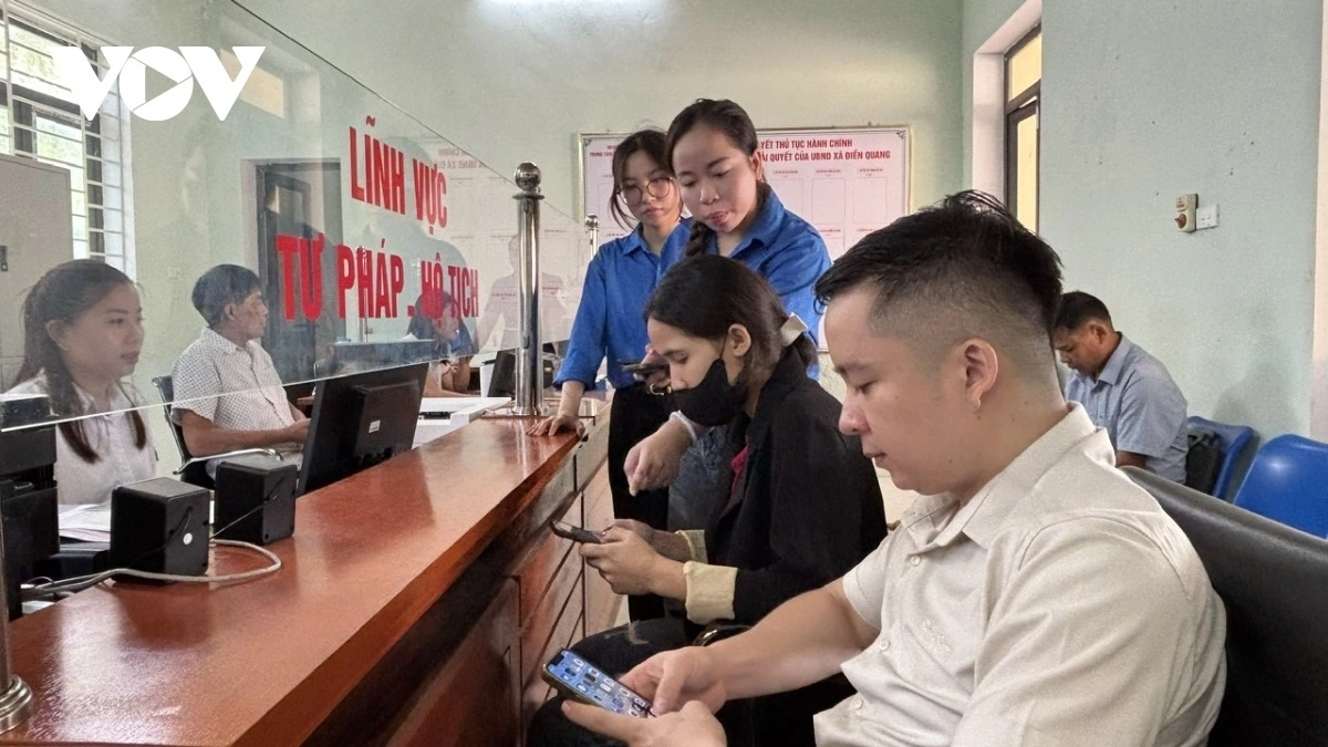 Trung tâm phục vụ hành chính công xã Điền Quang, tỉnh Thanh Hóa.