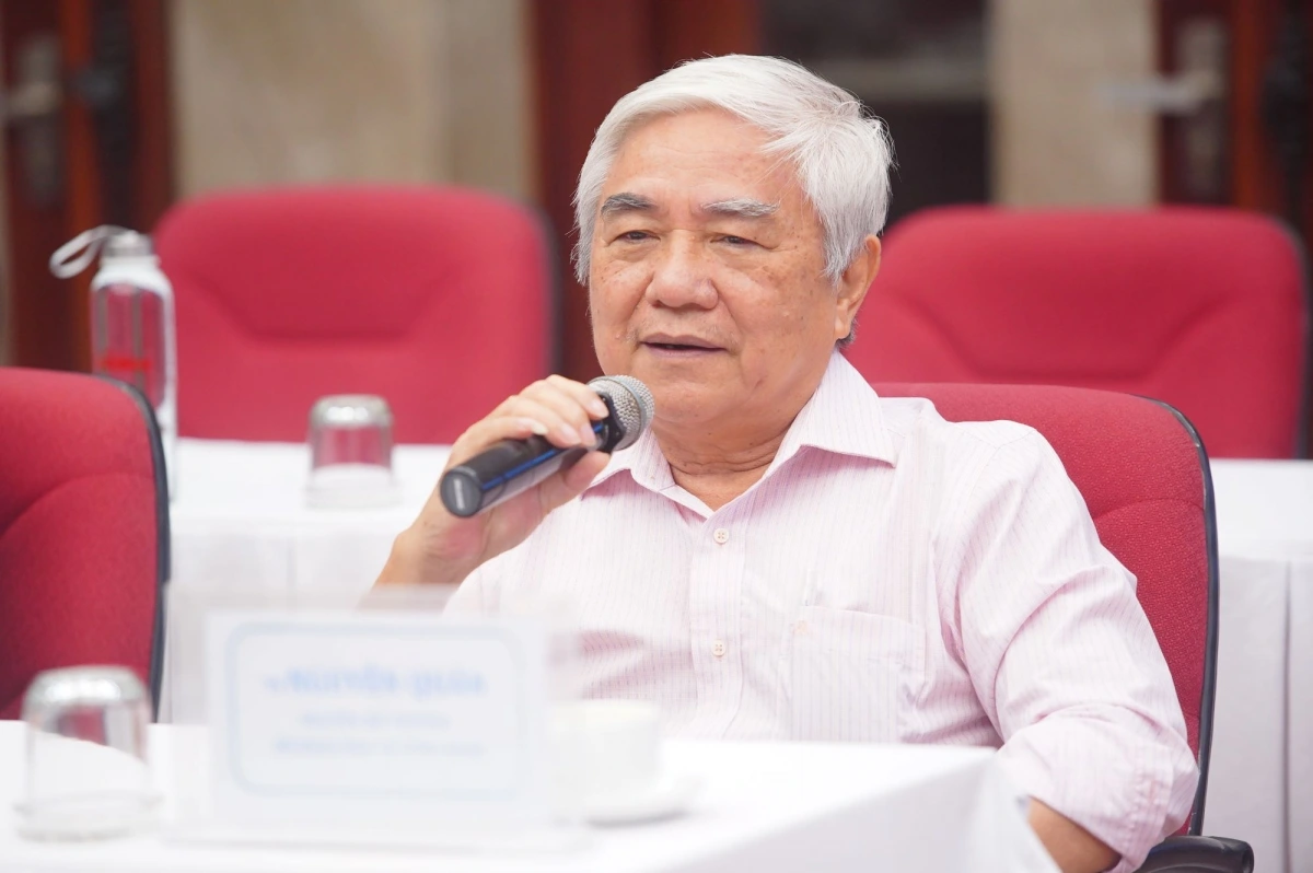 TS. Nguyễn Quân, nguyên Bộ trưởng Bộ Khoa học và Công nghệ (Ảnh: Ban tổ chức)