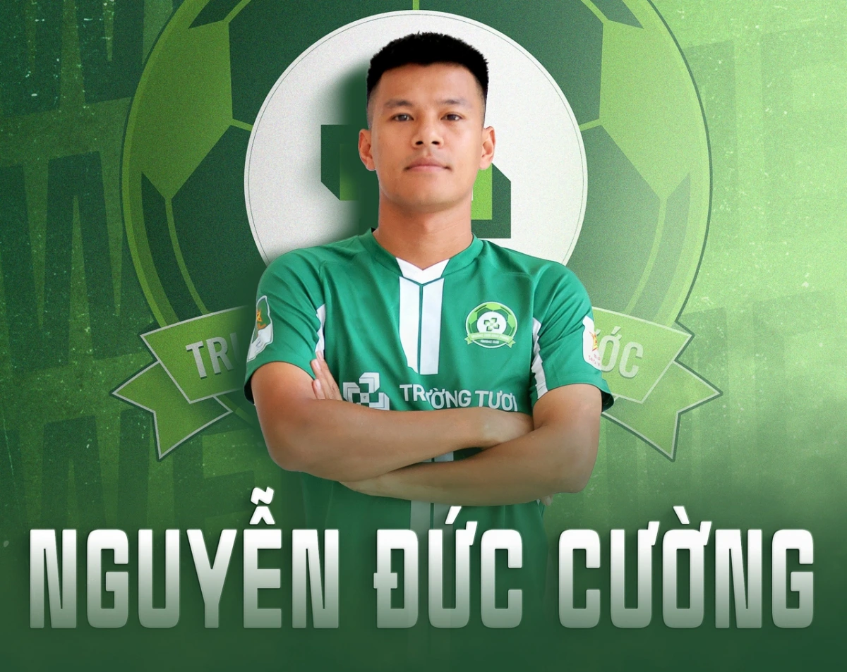 Bình Phước có thêm một bản hợp đồng nữa là Nguyễn Đức Cường (Ảnh: Bình Phước FC)