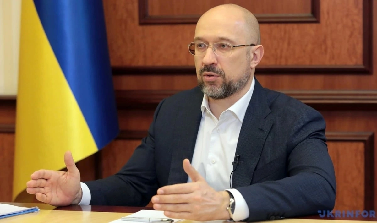 Thủ tướng Ukraine Shmyhal. Ảnh: Ukrinform.