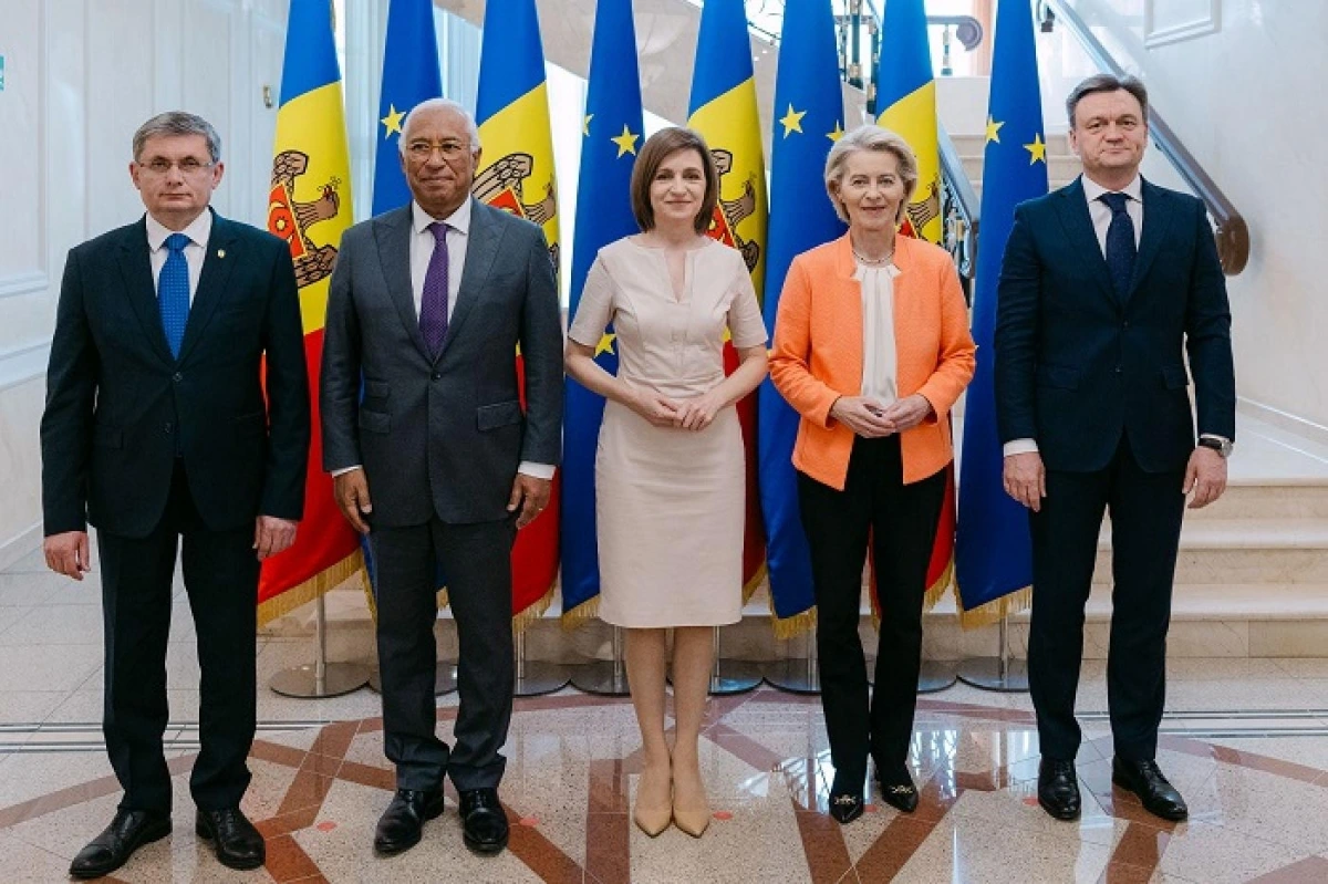 Các lãnh đạo EU và Moldova tại Hội nghị thượng đỉnh EU-Moldova ngày 4/7/2025. (Ảnh-enlargement.ec.europa.eu)