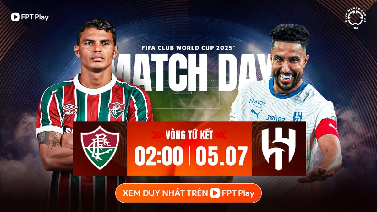 Trận đấu giữa Fluminense và Al Hilal nhận được sự chú ý.